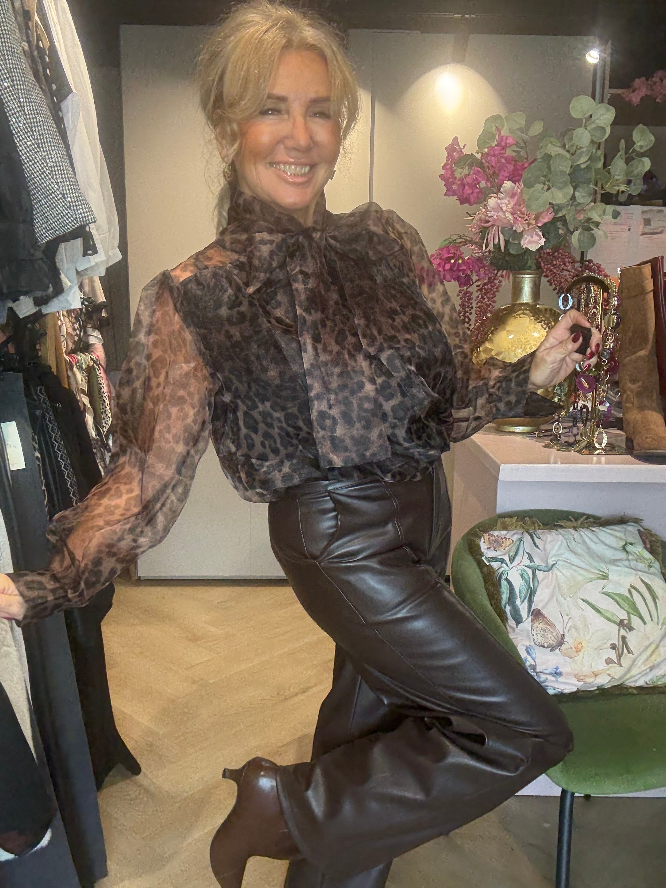 Panther Blouse Voille